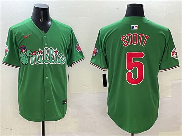 Philadelphia Phillies #5 Bryson Stott Green Phanatic Limited Stitched Jersey
