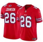 Buffalo Bills #26 Ty Johnson Red 2024 F.U.S.E. Vapor Untouchable Limited Stitched Jersey