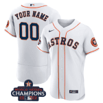Houston Astros Active Player Custom White 2022 World Series Champions Flex Base Stitched Jersey