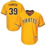 Pirates #39 Dave Parker Gold New Cool Base Stitched Jersey