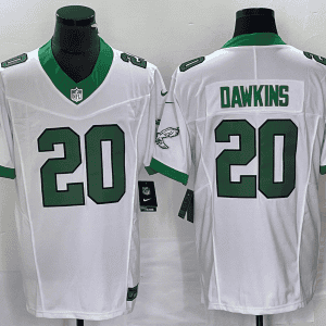 Philadelphia Eagles #20 Brian Dawkins White 2023 F.U.S.E. Vapor Untouchable Stitched Jersey