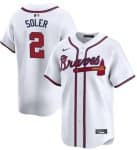 Atlanta Braves #2 Jorge Soler White 2024 Home Limited Stitched Jersey