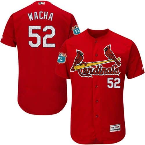 Cardinals #52 Michael Wacha Red Flexbase Authentic Collection Stitched Jersey