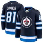 Winnipeg Jets #81 Kyle Connor Navy 2024-25 Home Stitched Jersey
