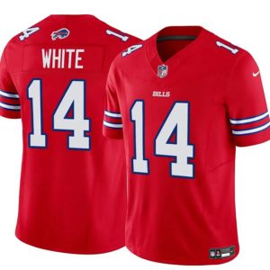 Buffalo Bills #14 Mike White Red 2025 F.U.S.E. Vapor Untouchable Limited Football Stitched Jersey