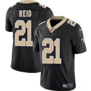 New Orleans Saints #21 Justin Reid Black 2025 Vapor Limited Stitched Jersey