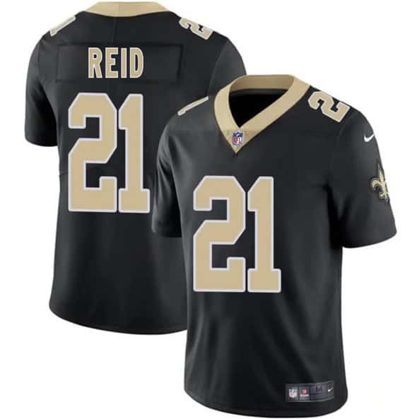New Orleans Saints #21 Justin Reid Black 2025 Vapor Limited Stitched Jersey