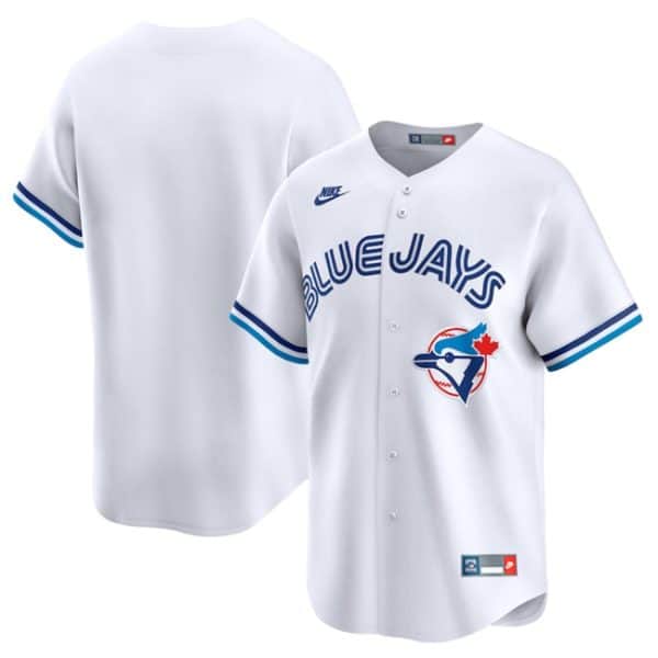 Toronto Blue Jays Blank White Cooperstown Collection Limited Stitched Jersey