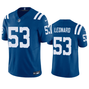 Indianapolis Colts #53 Shaquille Leonard Blue 2023 F.U.S.E Vapor Untouchable Stitched Jersey