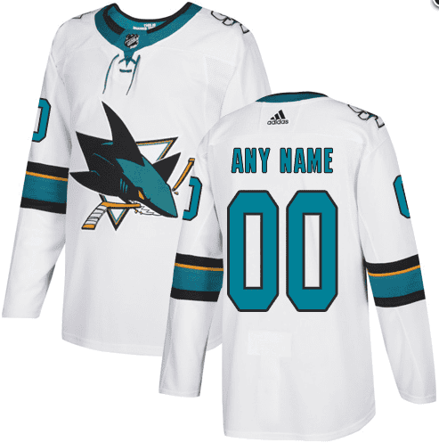 San Jose Sharks Custom Name Number Size NHL Stitched Jersey