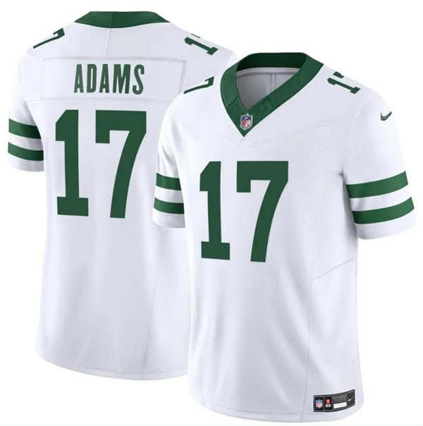 New York Jets #17 Davante Adams White 2024 F.U.S.E. Vapor Limited Stitched Jersey