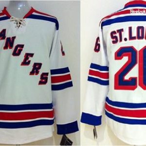 Rangers #26 Martin St.Louis White Stitched Jersey