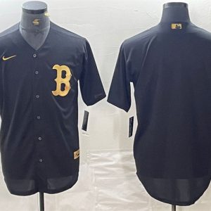 Boston Red Sox Blank Black Cool Base Stitched Jersey