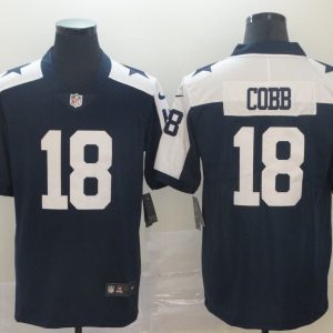 Dallas Cowboys #18 Randall Cobb Navy Vapor Untouchable Limited Stitched Jersey