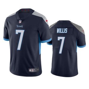 Tennessee Titans #7 Malik Willis Navy Vapor Untouchable Stitched Jersey