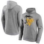 Pittsburgh Penguins Grey Overlay Hoodie