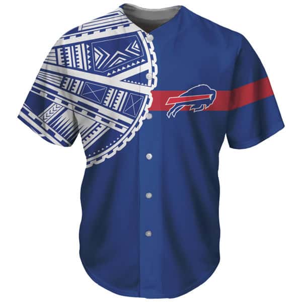 Buffalo Bills Blue Baseball Jersey