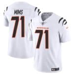 Cincinnati Bengals #71 Amarius Mims White 2024 Draft Vapor Untouchable Limited Stitched Jersey