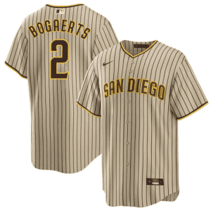 San Diego Padres #2 Xander Bogaerts Tan Cool Base Stitched Jersey