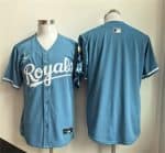 Kansas City Royals Blank Light Blue Limited Stitched Jersey