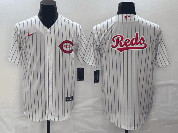 Cincinnati Reds White Field Of Dreams Team Big Logo Cool Base Stitched Jersey