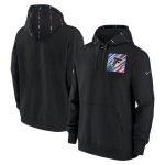 Atlanta Falcons Black 2023 Crucial Catch Club Pullover Hoodie