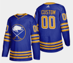 Adidas Buffalo Sabres Custom 2019 NHL Blue Stitched Jersey