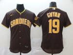San Diego Padres #19 Tony Gwynn Coffee Flex Base Stitched Jersey