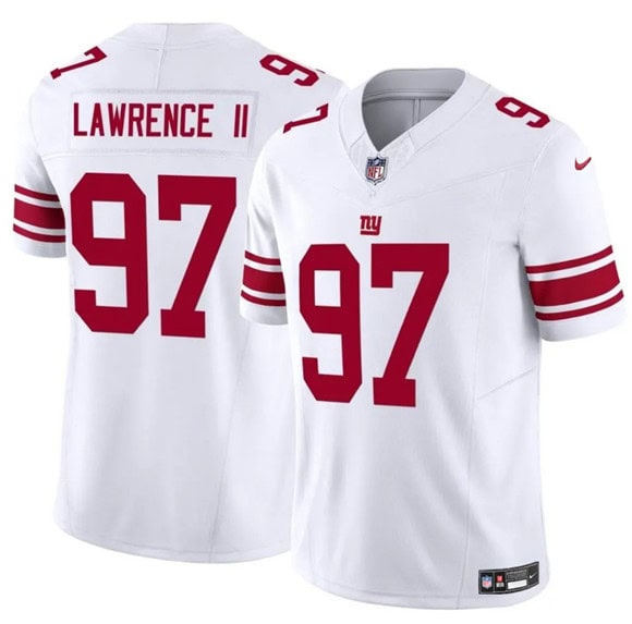 New York Giants #97 Dexter Lawrence II White 2025 F.U.S.E. Vapor Untouchable Limited Stitched Jersey