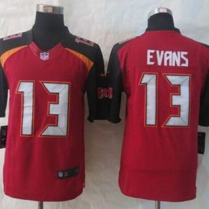 Buccaneers #13 Mike Evans Red Team Color Stitched New Limited Nike Jersey