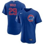Chicago Cubs #29 Michael Busch Blue Flex Base Stitched Jersey