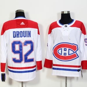 Montreal Canadiens #92 Jonathan Drouin White Stitched Adidas Jersey