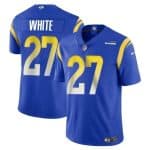 Los Angeles Rams #27 Tre'Davious White Blue Vapor Untouchable Stitched Jersey