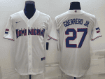 Dominican Republic #27 Vladimir Guerrero Jr. 2023 White World Classic Stitched Jersey