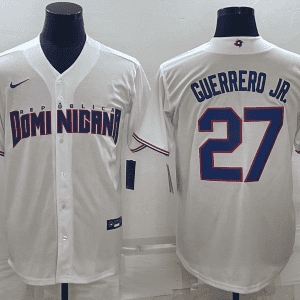 Dominican Republic #27 Vladimir Guerrero Jr. 2023 White World Classic Stitched Jersey
