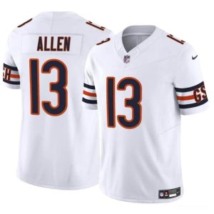 Chicago Bears #13 Keenan Allen White 2023 F.U.S.E. Vapor Stitched Jersey