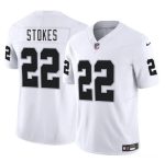Las Vegas Raiders #22 Eric Stokes White 2025 F.U.S.E. Vapor Stitched Jersey