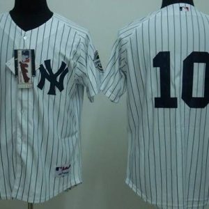 Yankees #10 Phil Rizzuto Stitched White Jersey