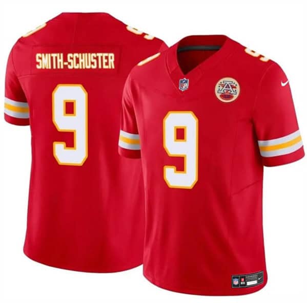 Kansas City Chiefs #9 JuJu Smith-Schuster Red 2023 F.U.S.E. Vapor Untouchable Limited Stitched Jersey