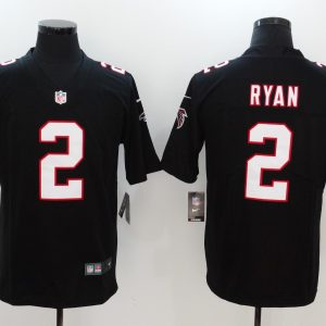 Falcons #2 Matt Ryan Black Vapor Untouchable Player Limited Jersey