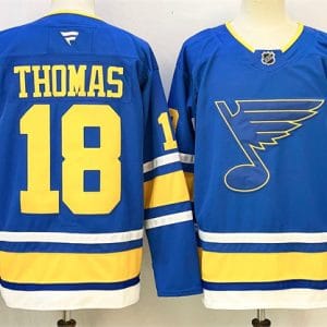 St. Louis Blues #18 Robert Thomas Blue 2025 Stitched Jersey