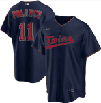 Minnesota Twins Navy #11 Jorge Polanco Cool Base Stitched Jersey