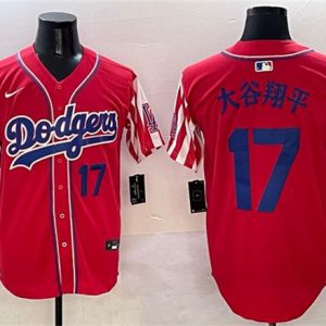 Los Angeles Dodgers #17 ´ó¹ÈÏèÆ½ Red Limited Stitched Jersey