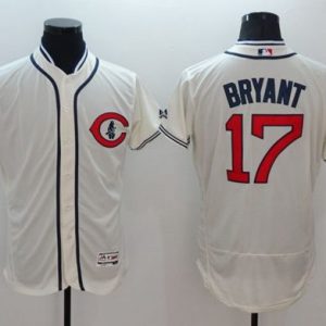 Cubs #17 Kris Bryant Cream Flexbase Authentic Collection 1929 Turn Back The Clock Stitched Jersey
