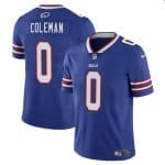 Buffalo Bills #0 Keon Coleman Blue 2024 Draft Vapor Untouchable Limited Stitched Jersey