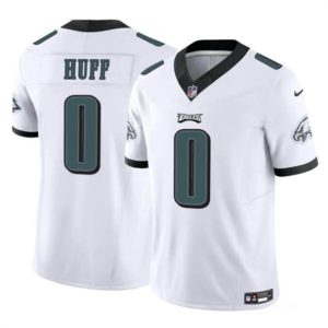 Philadelphia Eagles #0 Bryce Huff White 2024 F.U.S.E. Vapor Untouchable Limited Stitched Jersey