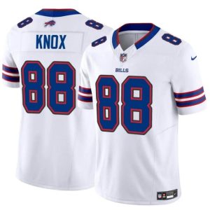 Buffalo Bills #88 Dawson Knox White 2024 F.U.S.E. Vapor Untouchable Limited Stitched Jersey
