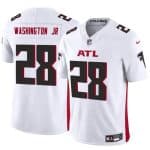 Atlanta Falcons #28 Carlos Washington Jr White 2024 F.U.S.E Vapor Untouchable Limited Stitched Jersey