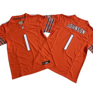 Chicago Bears #1 Jaylon Johnson Orange 2024 F.U.S.E. Vapor Stitched Jersey