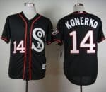 White Sox #14 Paul Konerko Black New Cool Base Stitched Jersey